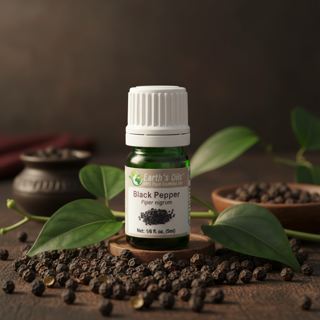 Black Pepper Essential Oil Product Photo