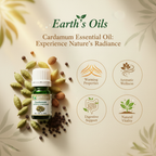 Cardamom Oil Skincare Banner - Earth's Oils