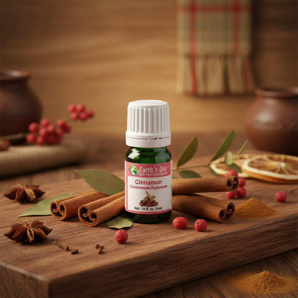 Cinnamon Essential Oil Product Photo