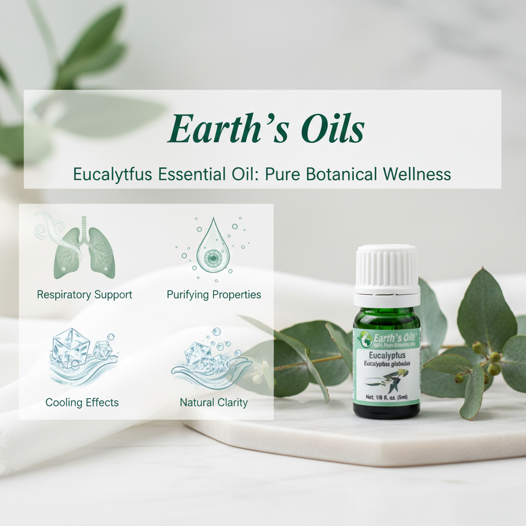 Eucalyptus Oil Skincare Banner - Earth's Oils