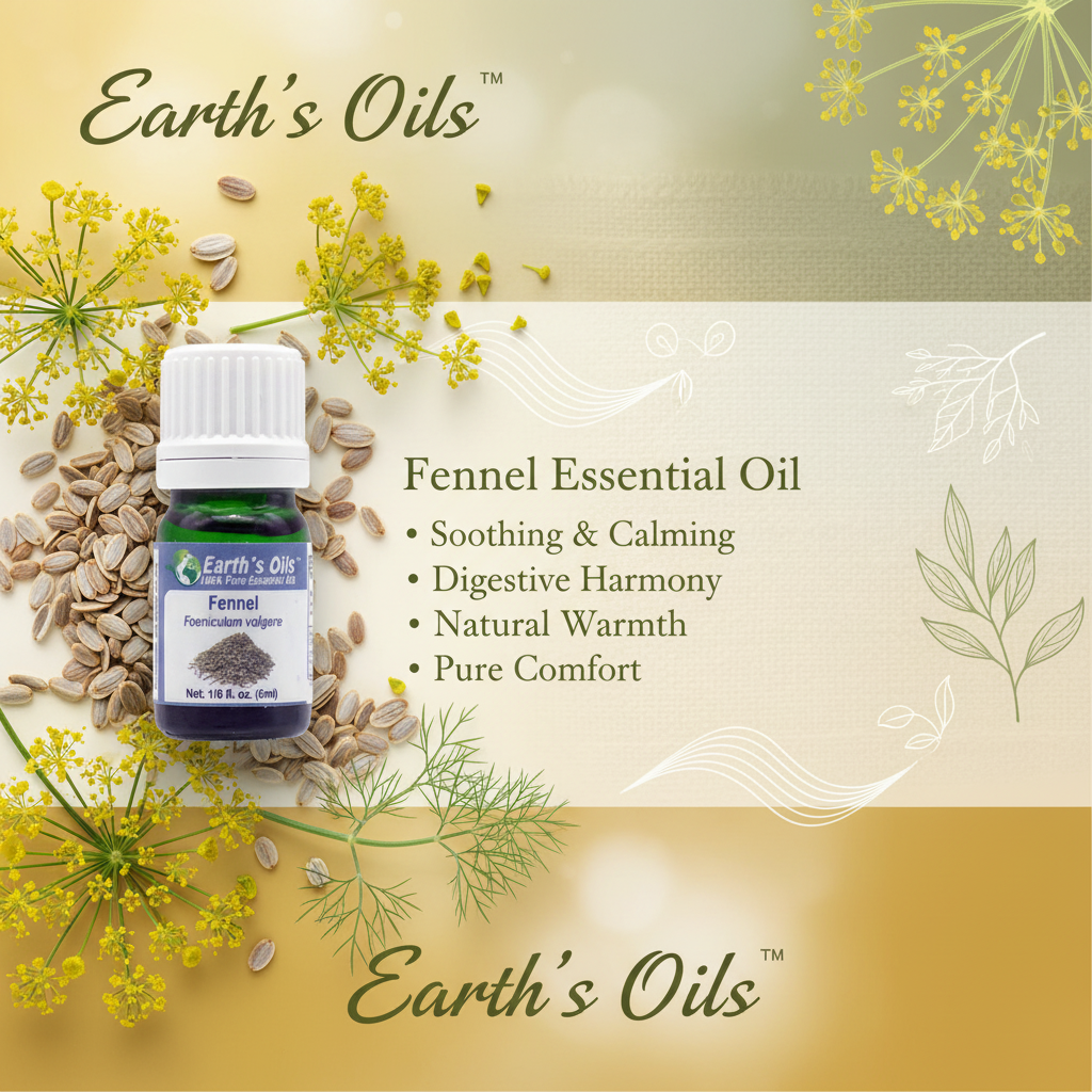 Fennel Oil Skincare Banner - Earth's Oils