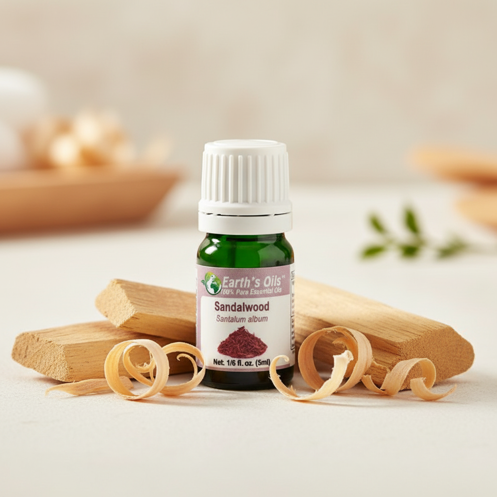 Sandalwood Essential Oil Product Photo
